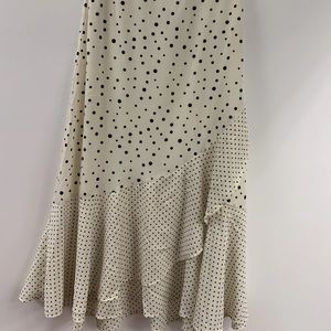 Polka Dot Midi Skirt